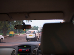 空港から市内へ