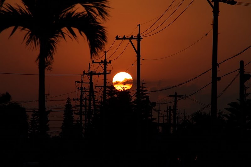 宮古島の夕日