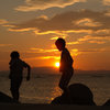 夕焼け子供
