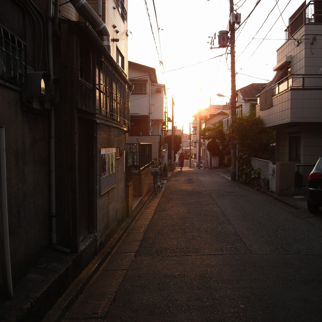 夕日