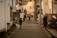 夕方の情景