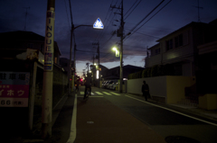 夕方と夜の間