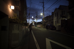夕方と夜の間