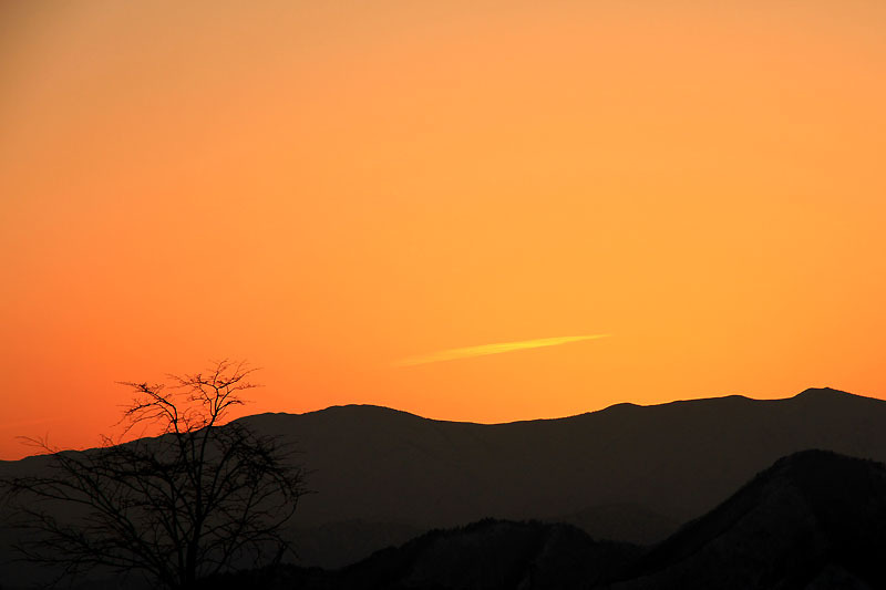 会津駒ヶ岳夕焼け