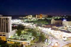 Night view in November of Guam