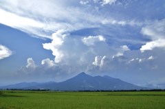 夏の朝空