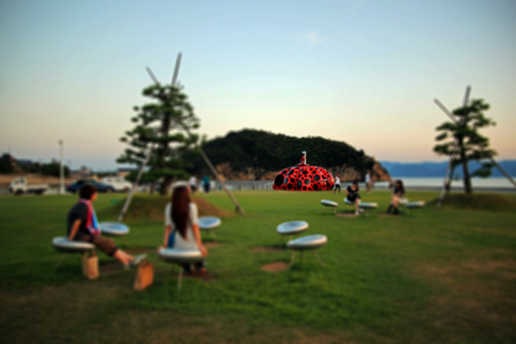 夕暮れの一休み
