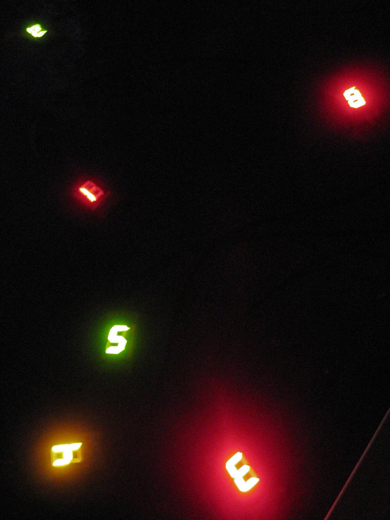 blink number's