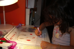 似顔絵を描くよ