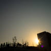 setting sun