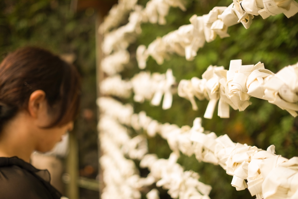 貴船神社にて
