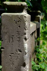 草生す中に