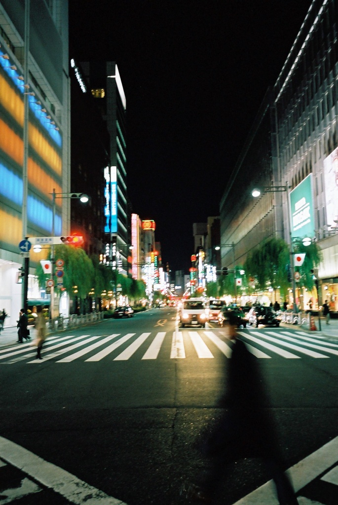 銀座の夜