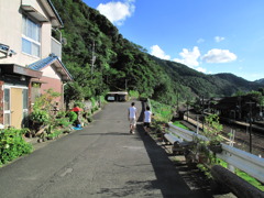 遊んだ帰り