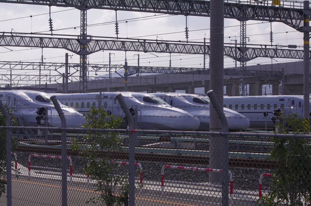 新幹線車両基地②