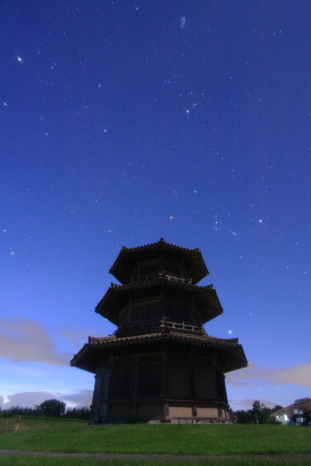 鞠智城跡の星景