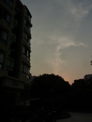 夕方