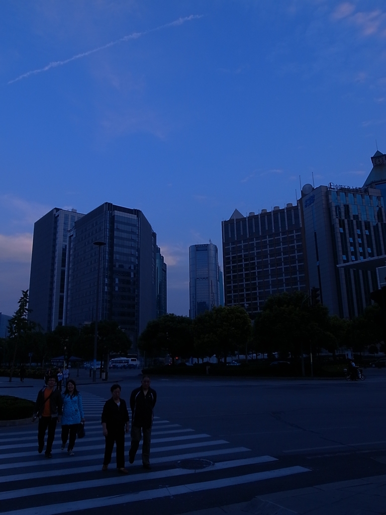夕暮れ