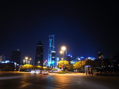 浦東夜景　撮り比べ