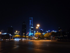 浦東夜景　撮り比べ