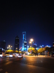 浦東夜景　撮り比べ