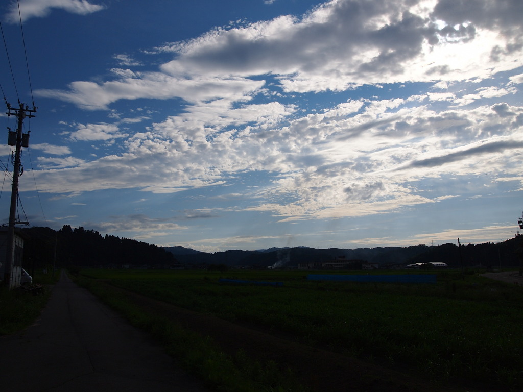 近所のおじさんが会釈した