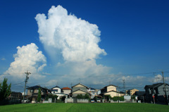 でっかい 雲