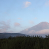 赤富士のある夏の朝
