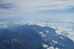 天上と雲海の狭間に泳ぐ