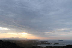 smiling sunset of Taiwan