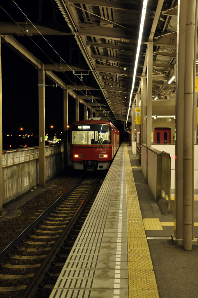 夜の電車