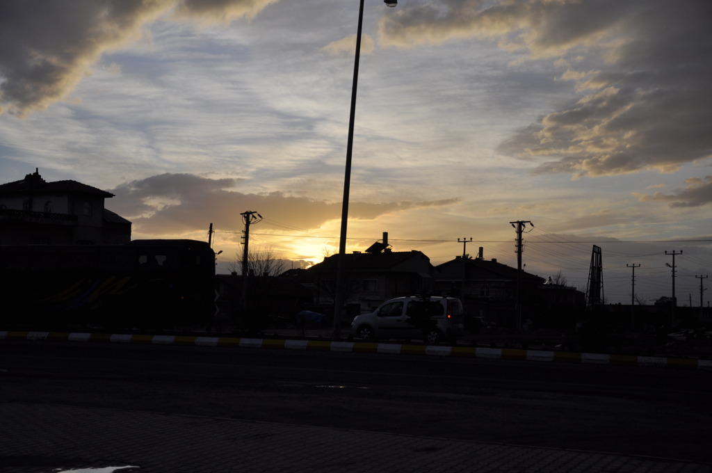 トルコの夕日