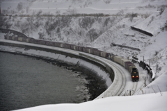 真冬の貨物列車(2)