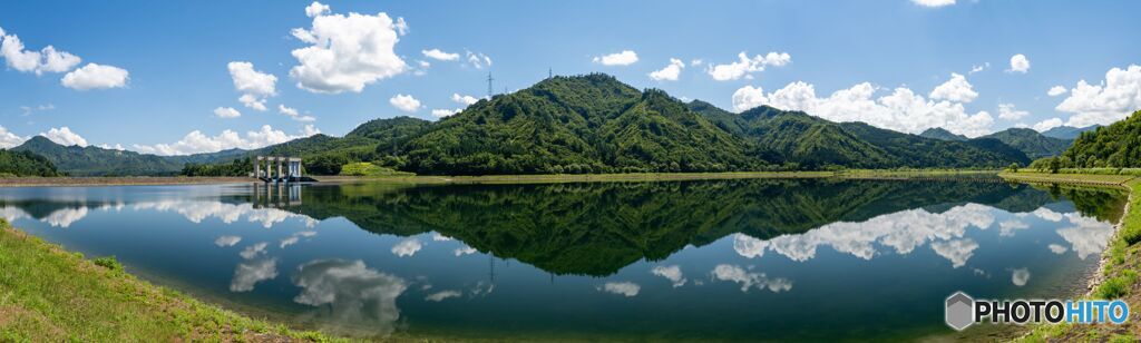 只見川(只見湖)リフレクション