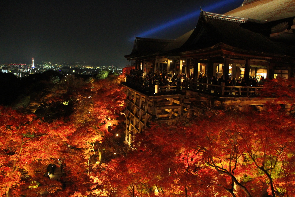 ライトアップ清水寺3