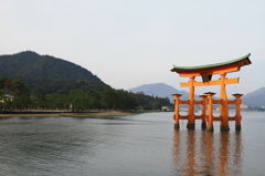 宮島の厳島神社の大鳥居