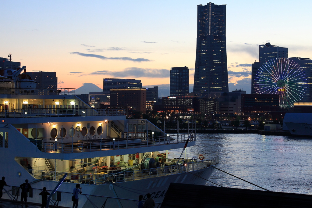 横浜夕景