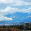 6617m ドライブウェーが見えた今朝の伊吹山