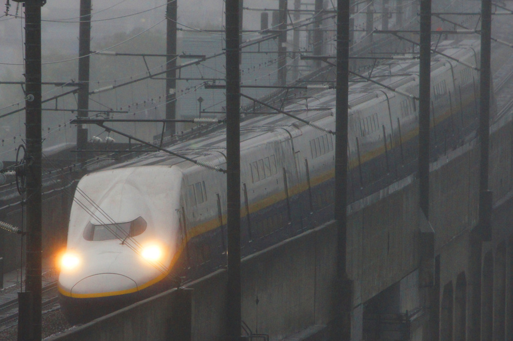 4944tm 霧中上越新幹線1
