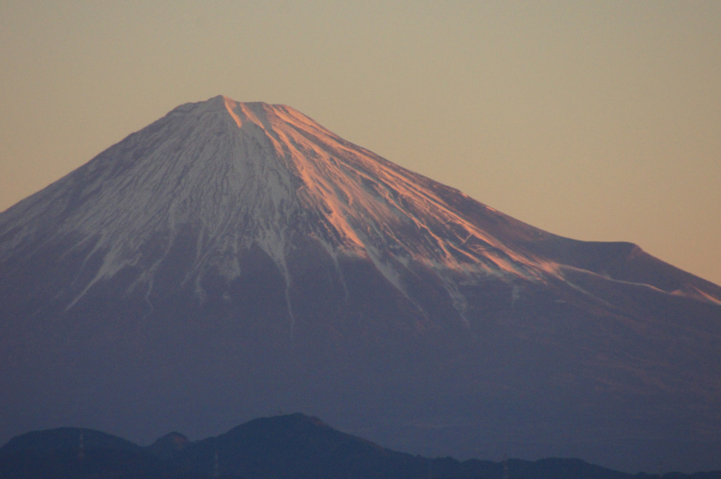 6745m 今朝の富士山