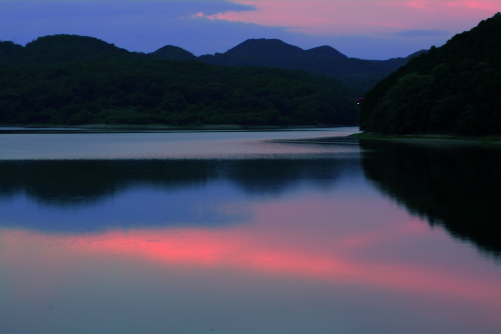 せきじつ　「夕日」