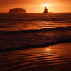 sunset at olympic national park