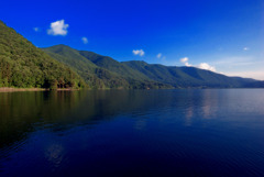 木崎湖の朝