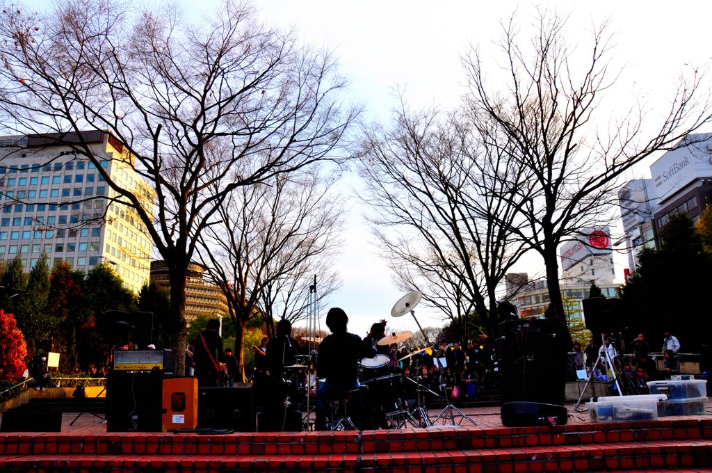 on the stage !