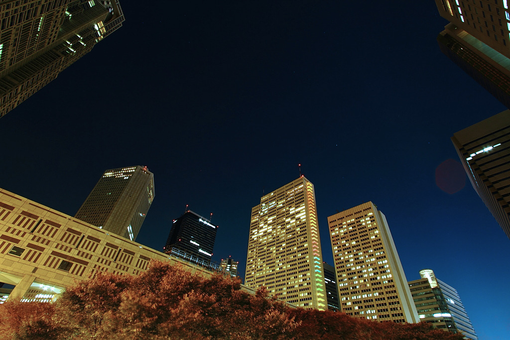 building, green, star