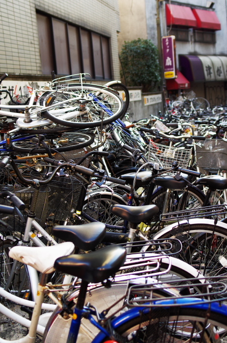 自転車もがんばってるね
