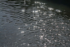 9312 強風の川面