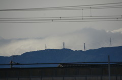 6156 30 km先の送電線