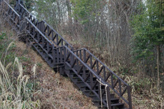 2968-M 別荘への階段