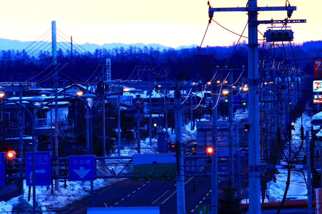 電信柱と